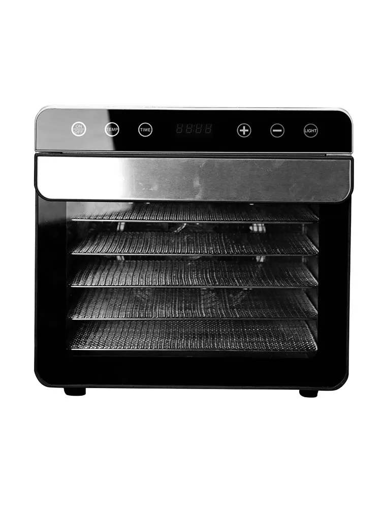 Food Dehydrator Machine, 304 Stainless Steel Fruit Drying Machine, 6 Layer Meat Dehydrator, for Commercial Home Use