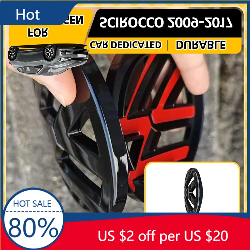 

2026 Новинка для VOLKSWAGEN VW, подстаканники, 2 шт., передняя решетка автомобиля/задняя эмблема, крышки, наклейка с логотипом для scirocco 2009-2014 2015-2017