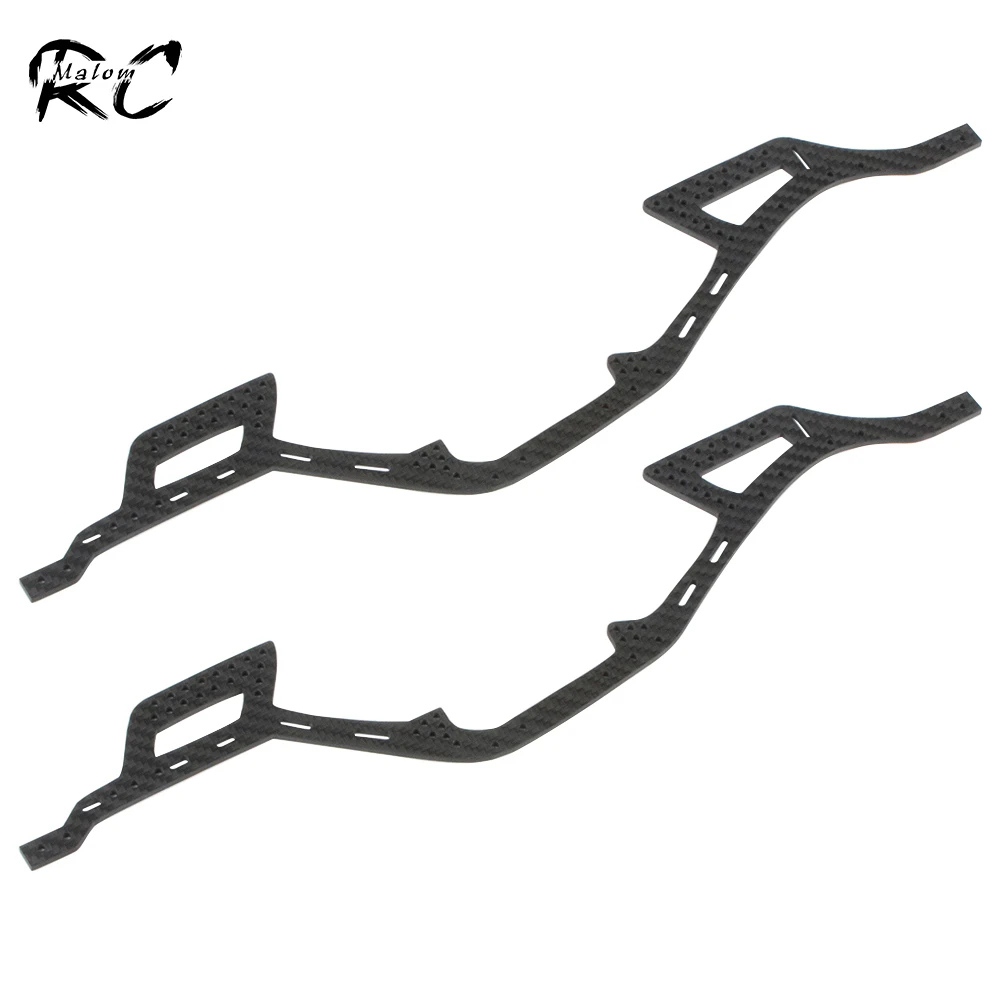 

3,5 мм углеродное волокно LCG направляющие шасси Cheater Rigs рамка для 1/10 RC Crawler нижний центр тяжести SCX10 II Element Enduro DIY