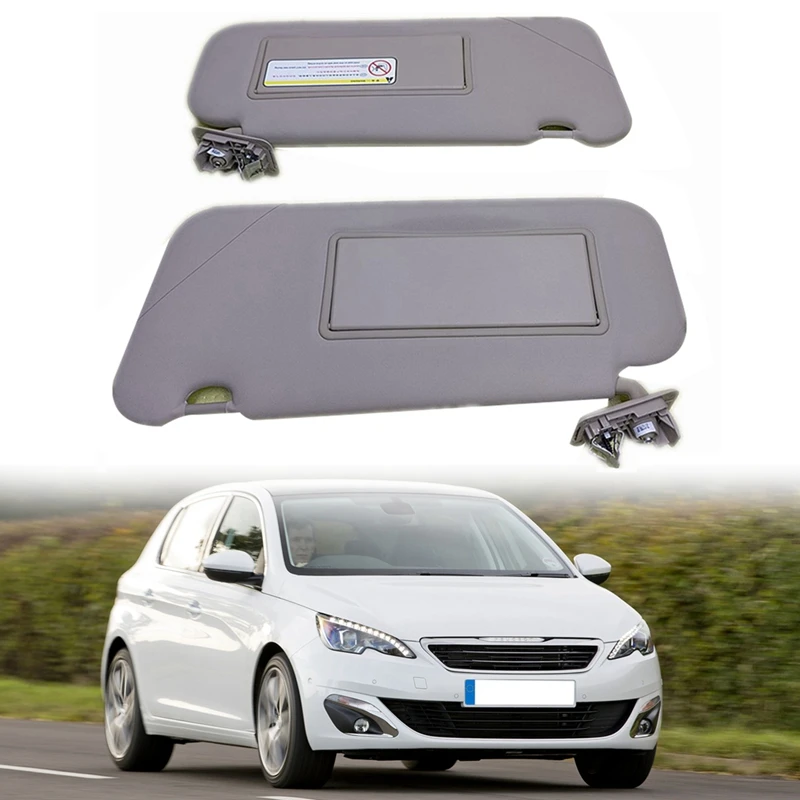 8163EG 8163EF Car Left Right Front Window Shield Shade Sunvisor Sunblind Sunshade For Peugeot 308 11-16 / 408 10-14