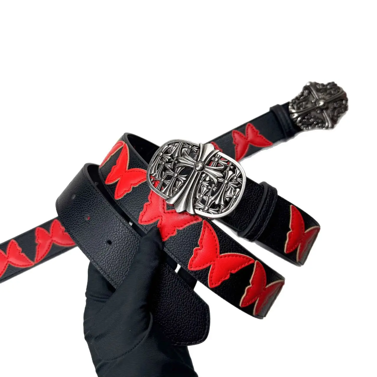 أحزمة مصممة للنساء والرجال جودة عالية فاخرة Y2K أنثى الخصر حزام من الجلد الأسود الفتيات الجينز الشرير مشد حزام GothK