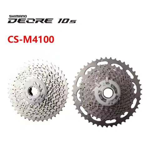 SHIMANO DEORE 10S CS-M4100 HYPERGLIDE Cassette K7 Freewheel For MTB Mountain Bike 11-42T/11-46T HG Original Shimano Bicycle Part