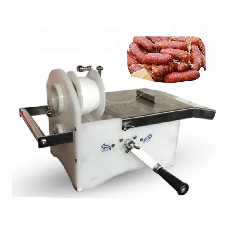 

Excellent Quality Desktop Kitchen Use Sausage Tying Linker Machine Hot Dog Binding Knotting Twisting Binder