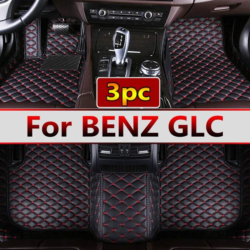 

Автомобильные коврики для BENZ GLC COUPE SUV X253 C253 2017 2018 2019 2020 2021 2022 2023 Пользовательские автомобильные подушечки для ног автомобильный ковер чехол