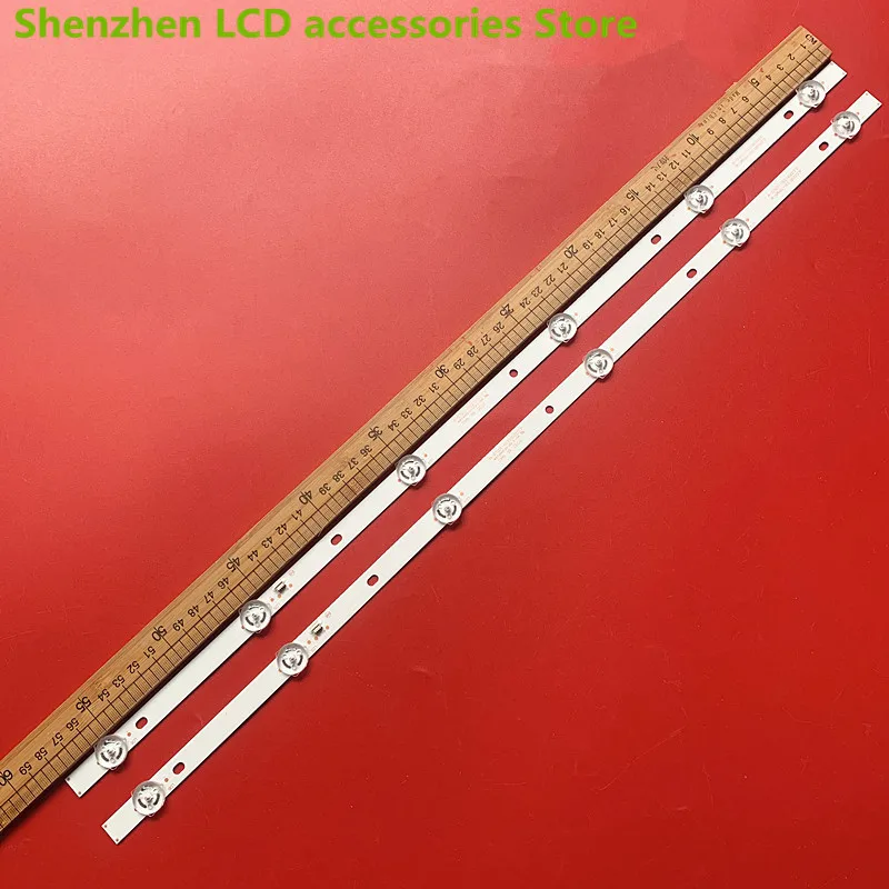 ل Xiaxin LE8832C M3218W JD Zhigao 32AM38 ضوء بار JL.D 32061330 -105MS-M_V02 6LED 58CM 3V 100% شريط إضاءة خلفي LED جديد