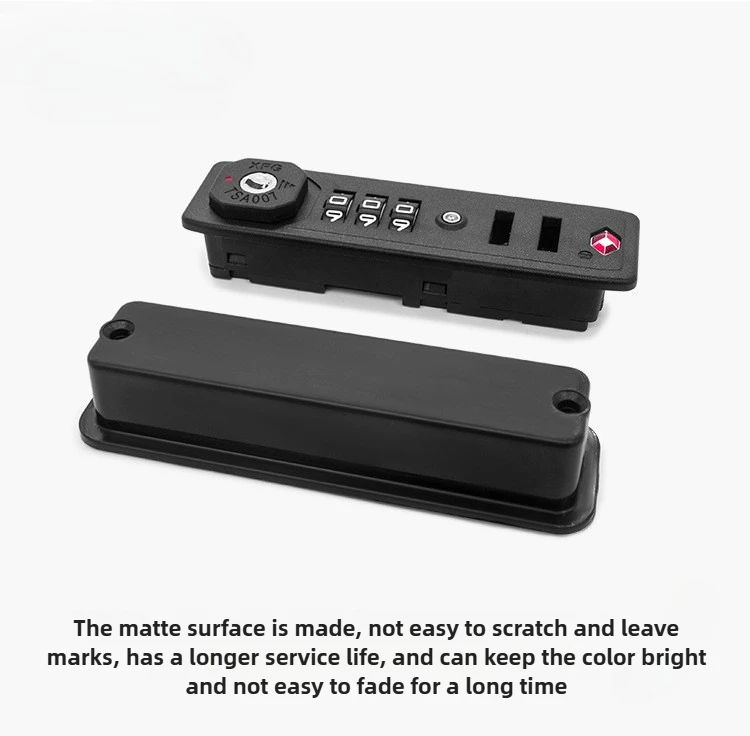 TSA007 ล็อคแบบผสมผสานศุลกากร 3 หลักล็อคกระเป๋าเดินทางป้องกันการโจรกรรมกระเป๋าเดินทางอุปกรณ์เสริมอลูมิเนียมล็อค XFG TSA รหัสกุญแจ