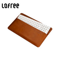 Lofree 84/100-keys Keyboard Storage Bag PU Leather Scratch-Resistant Durable Dustproof Portable for Travel Office Home Use