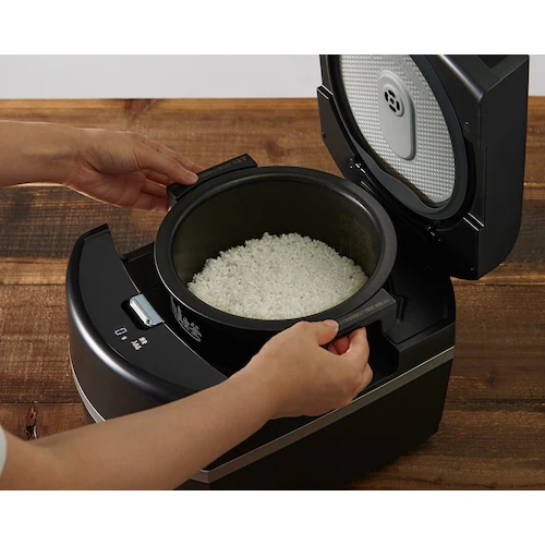 IRIS Ohyama Automatic Rice Cooker Japanese Rice Cooker Instantaneous Heating Vacuum Kettle IH Made in Japan