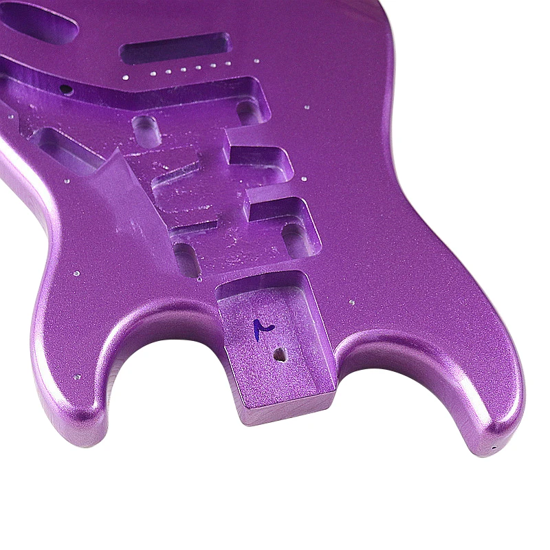 Guitar Parts Metallic Purple Color Poplar Wood Electric Guitar Body DIY Guitar Parts Guitar Barrel 5.7cm Pocket Width