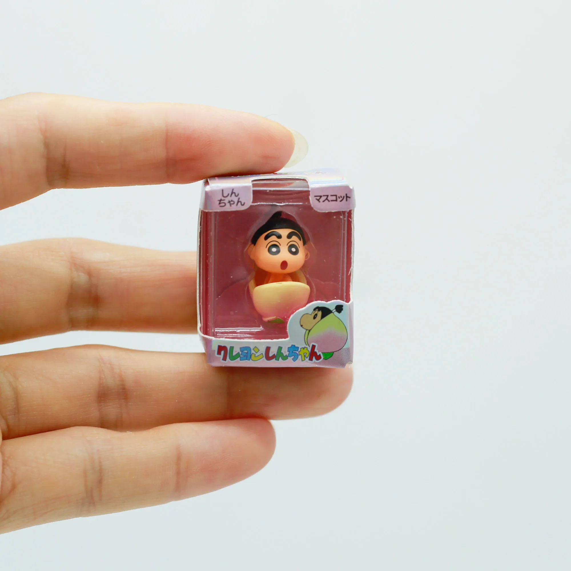 Shinchan تلوين أنيمي الشكل مايكرو مفاجأة صندوق أعمى صغير لعبة سلسلة الغذاء تحصيل لطيف مكتب الديكور الاطفال هدايا عيد الميلاد