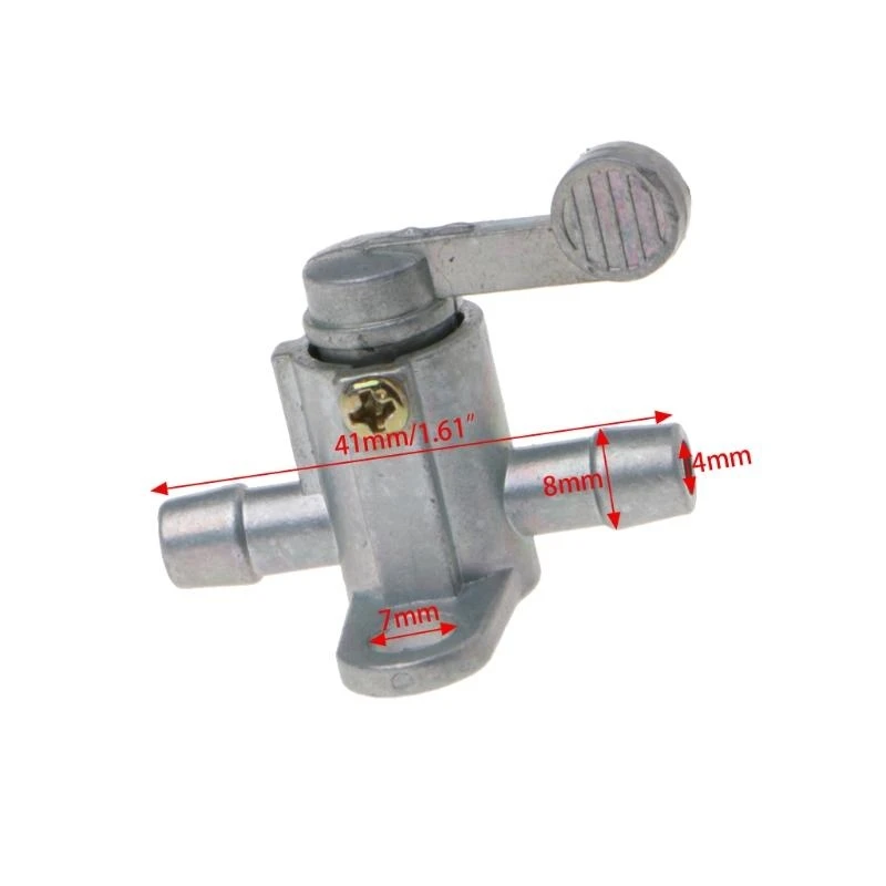 R9CC 8mm Inline Motorbike for Tank Tap On/Off Petcock Switch For Dirt Bike ATV Tap For Motorcycle Syst
