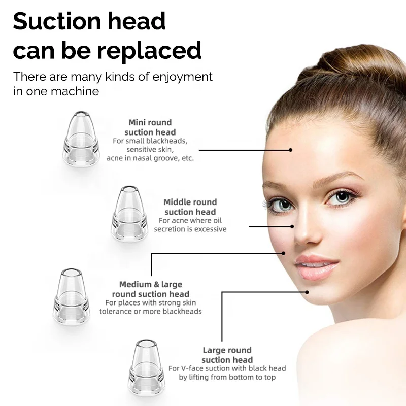 مزيل الرؤوس السوداء، منظف المسام الكهربائي، مستخرج الرؤوس السوداء لإزالة حب الشباب، منتجات العناية الشخصية #4