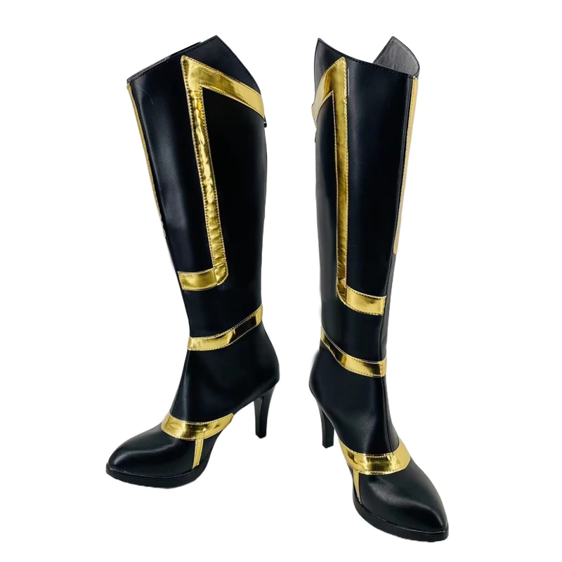 Anime The Eminence In Shadow Alpha Cosplay zapatos de disfraz Alpha botas Shadow Garden Seven Shadows fiesta de Halloween mujeres Cos