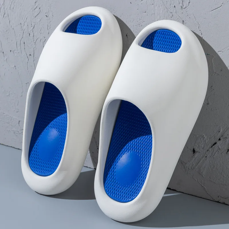 2023 summer fashion couple detachable platform sandals and slippers women wear indoor home drag men anti-slip wholesale.