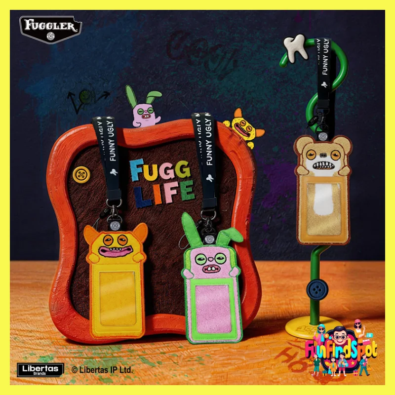 

Официальный держатель для ID-карт Fuggler: модный коллекционный брелок-подвеска, чехол для проездного из полиэстера и ПВХ, декоративное украшение для сумки