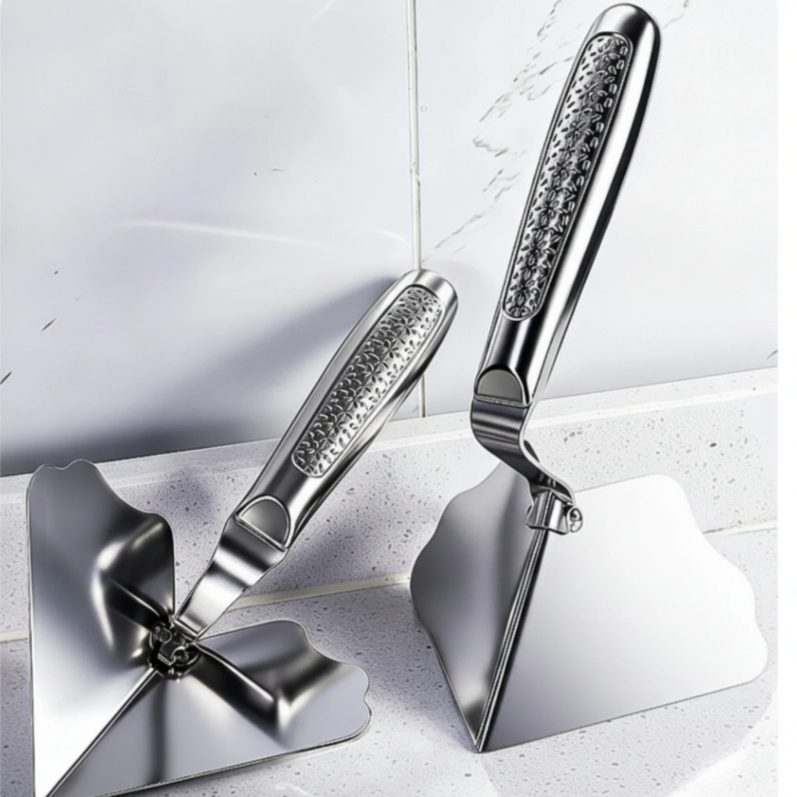 Inner Corner Trowel Stainless Steel Inside Corner Trowel Ergonomic Heavy Duty for Plasterers, Masonry Work, Home Renovation
