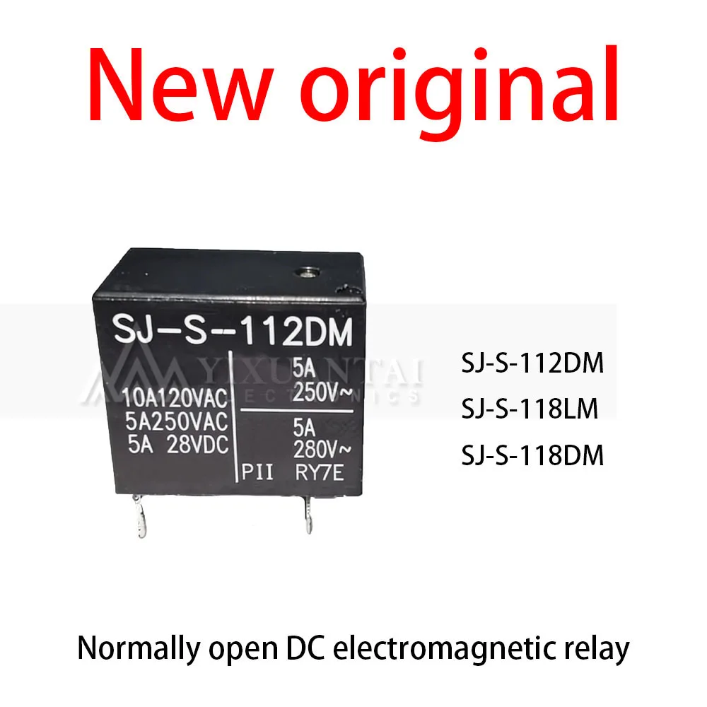 10Pcs/Lot New original SJ-S-112DM SJ-S-118LM SJ-S-118DM Normally open DC electromagnetic relay