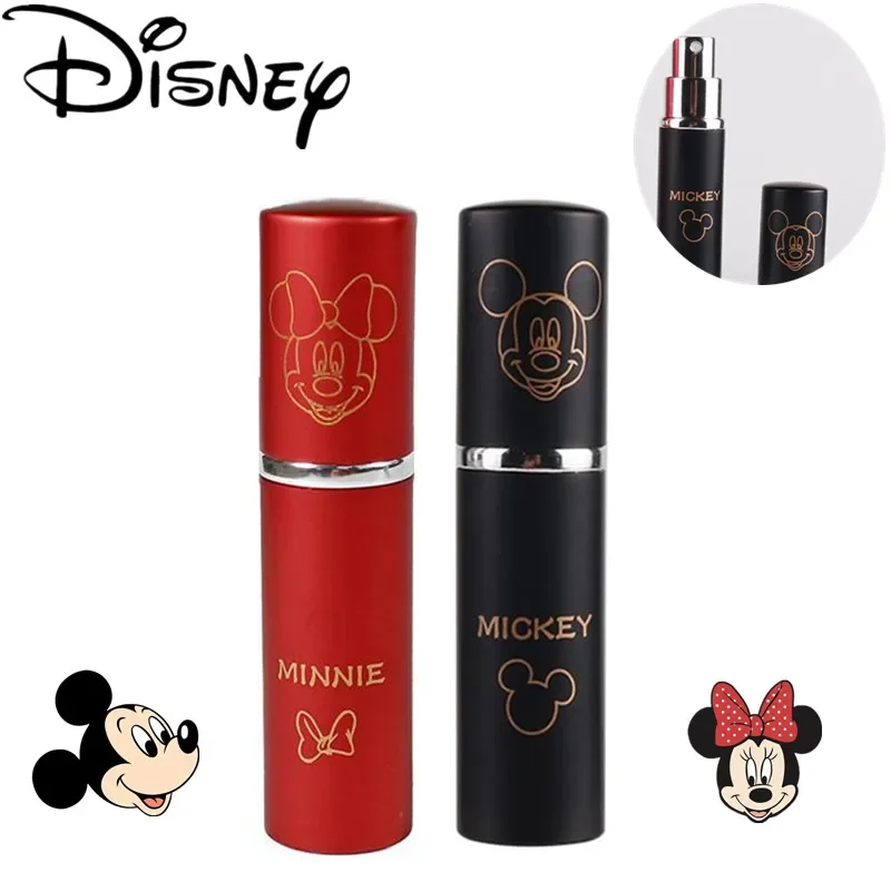 10ML Disney Mickey Minnie Refillable Bottles Cartoon Perfume Atomizer Mini Portable Empty Spray Bottle Girls Travel Supplies