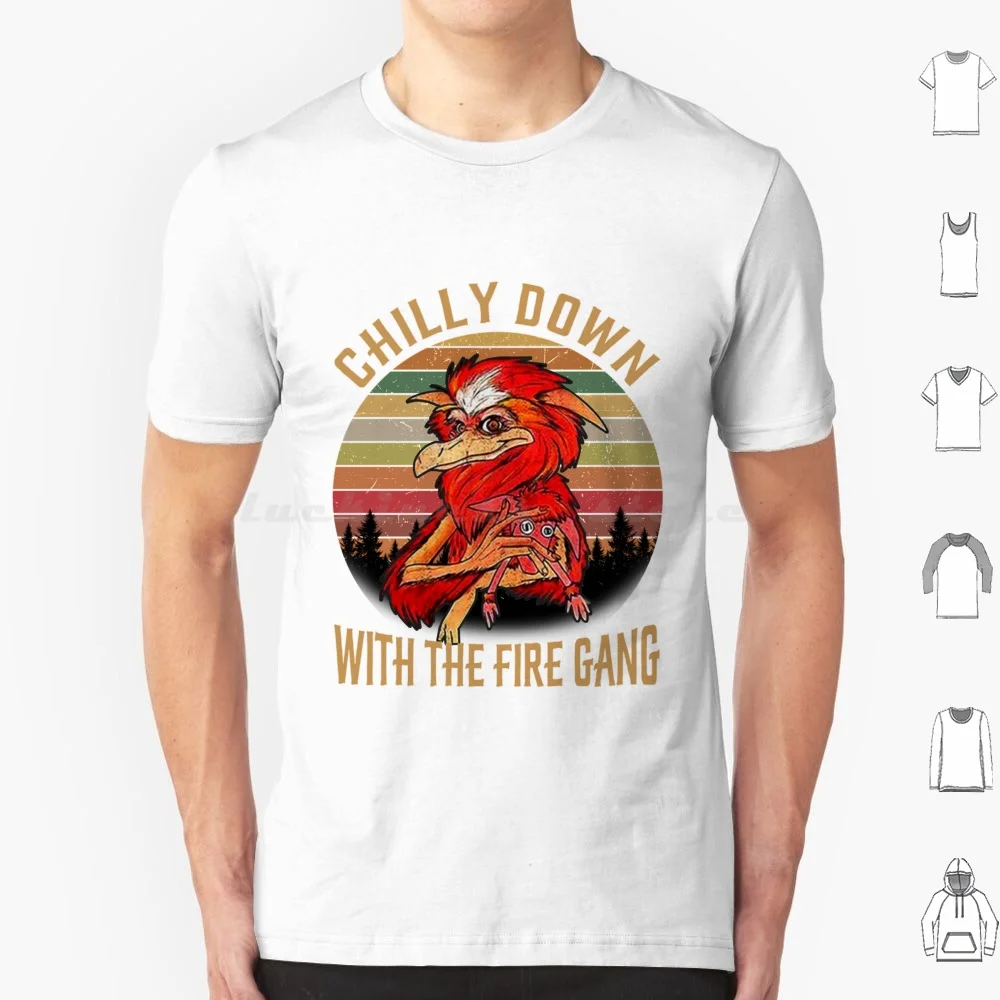 Chilly Down With The Fire Gang camiseta hombres mujeres niños 6xl 80s blanco y negro Chilly Down Don T perder tu cabeza Fire Gang Firery