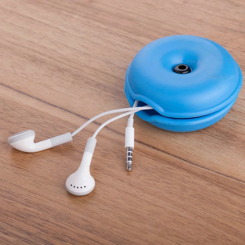 

15 Pcs Earphone Organizer Premium TPR Material Storing Headsets Earbuds Cables Tangle Free Cord Winder USB Case