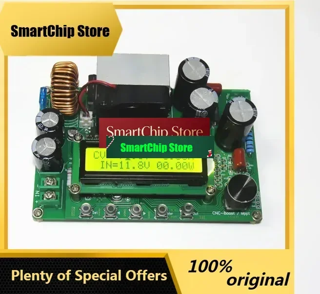 SmCpNEW DC-DC NC CV CC Booster Module CNC Boost 12V~120V 0-15A Adjustable MPPTConstant Voltage Current Module