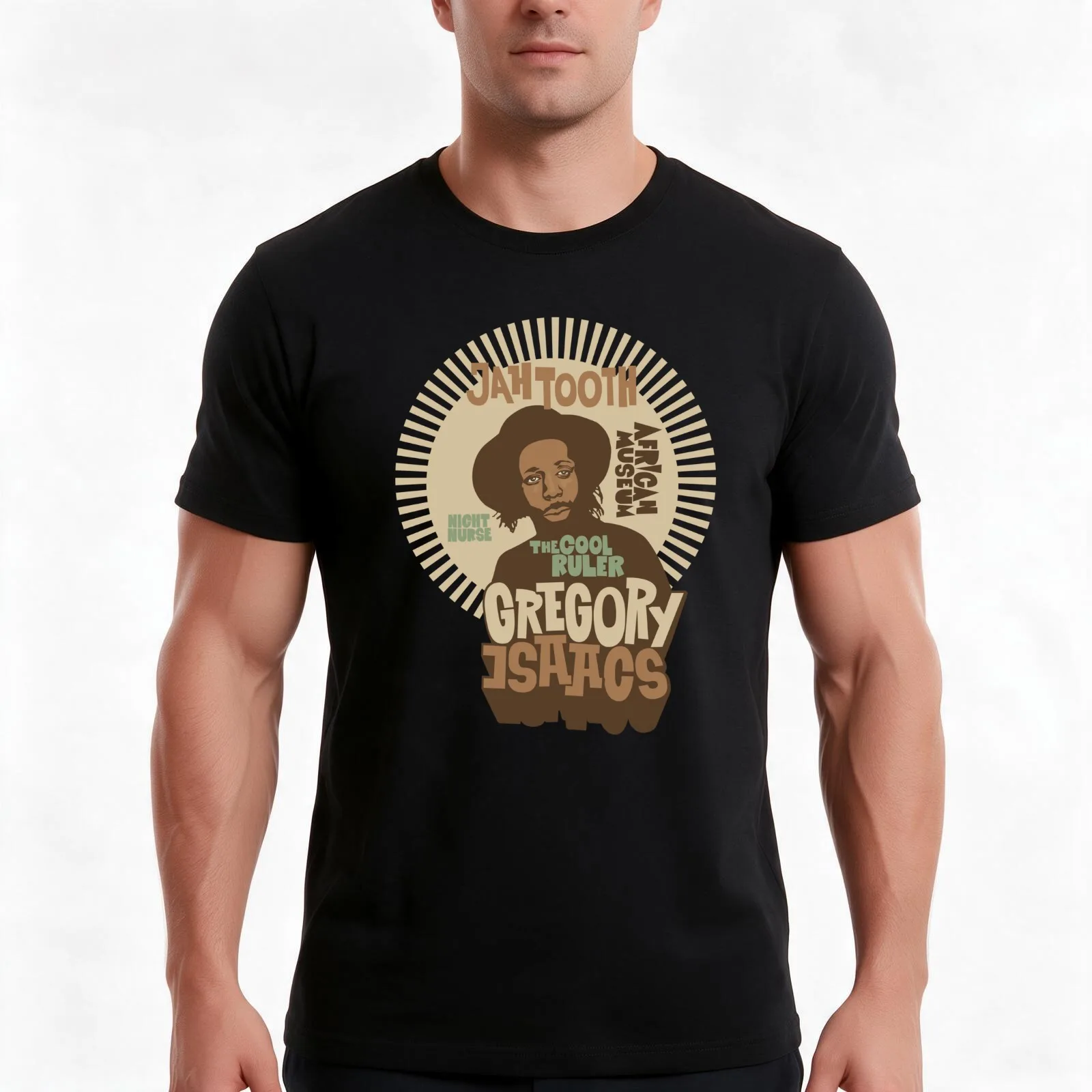 Soulful Melodies: A Reggae Tribute to Gregory Isaacs T-Shirt Summer Casual Cotton Tee Oversized Streetwear Tops 100% Cotton