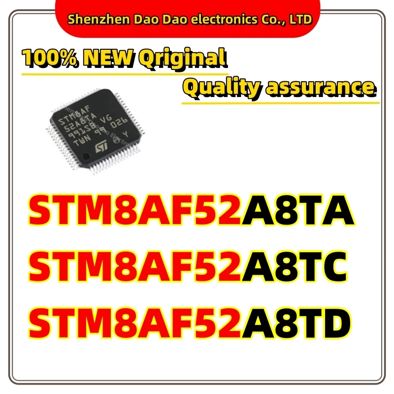 STM8AF52A8TA STM8AF52A8TC STM8AF52A8TD LQFP-48 Microcontroller chip MCU new original