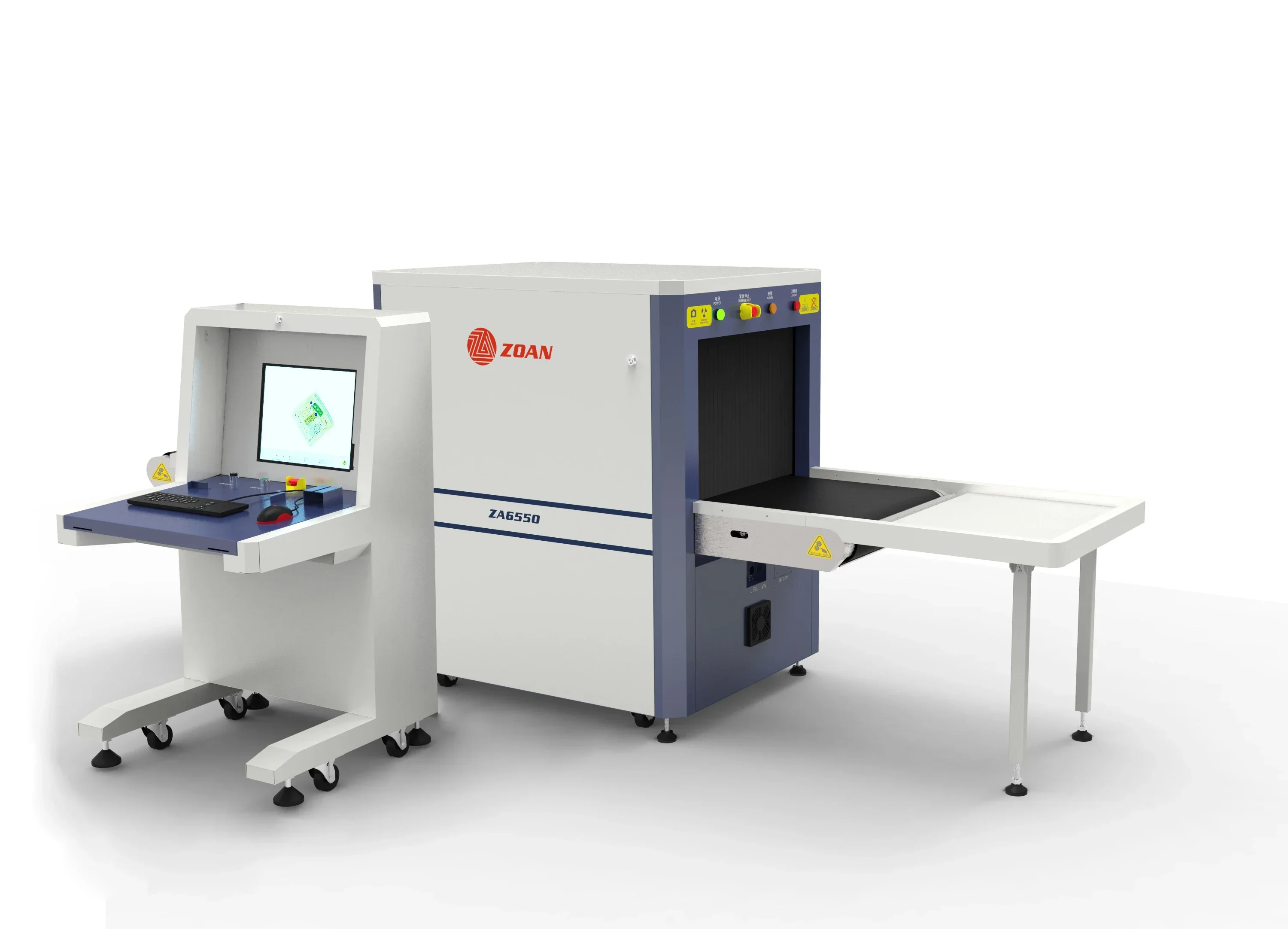 Máquina de escaneo de seguridad de carga Máquina de rayos X de equipaje Máquina de inspección de equipaje de rayos X multienergía