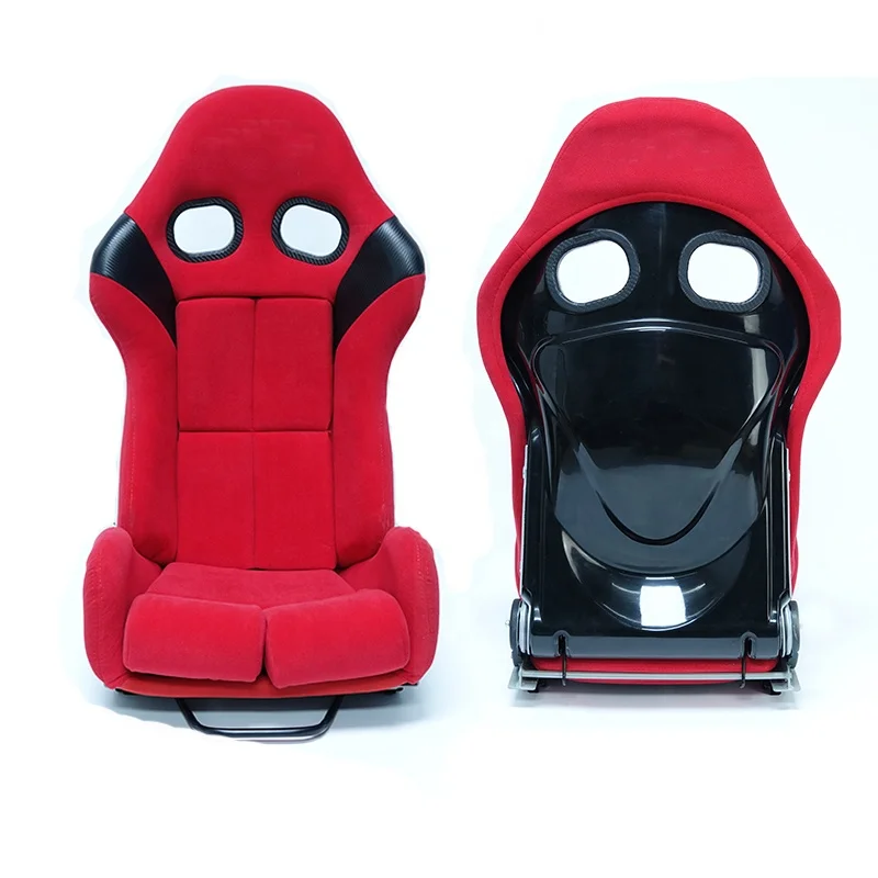 Custom Logo Nice Material Black Red Car Seat General Racing Game Office Chair Outdoor Car Adjustable Seat