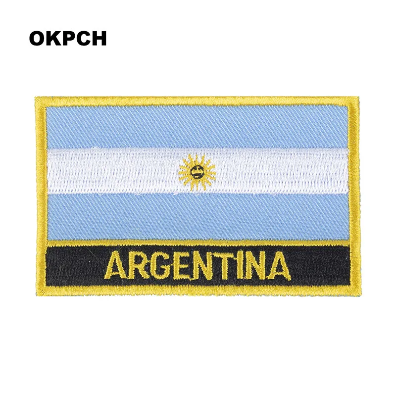 Albania Algeria Afghanistan Montenegro Argentina   U.A.E. Oman Azerbaijan Egypt National Flag Flag Embroidery Patch Badge