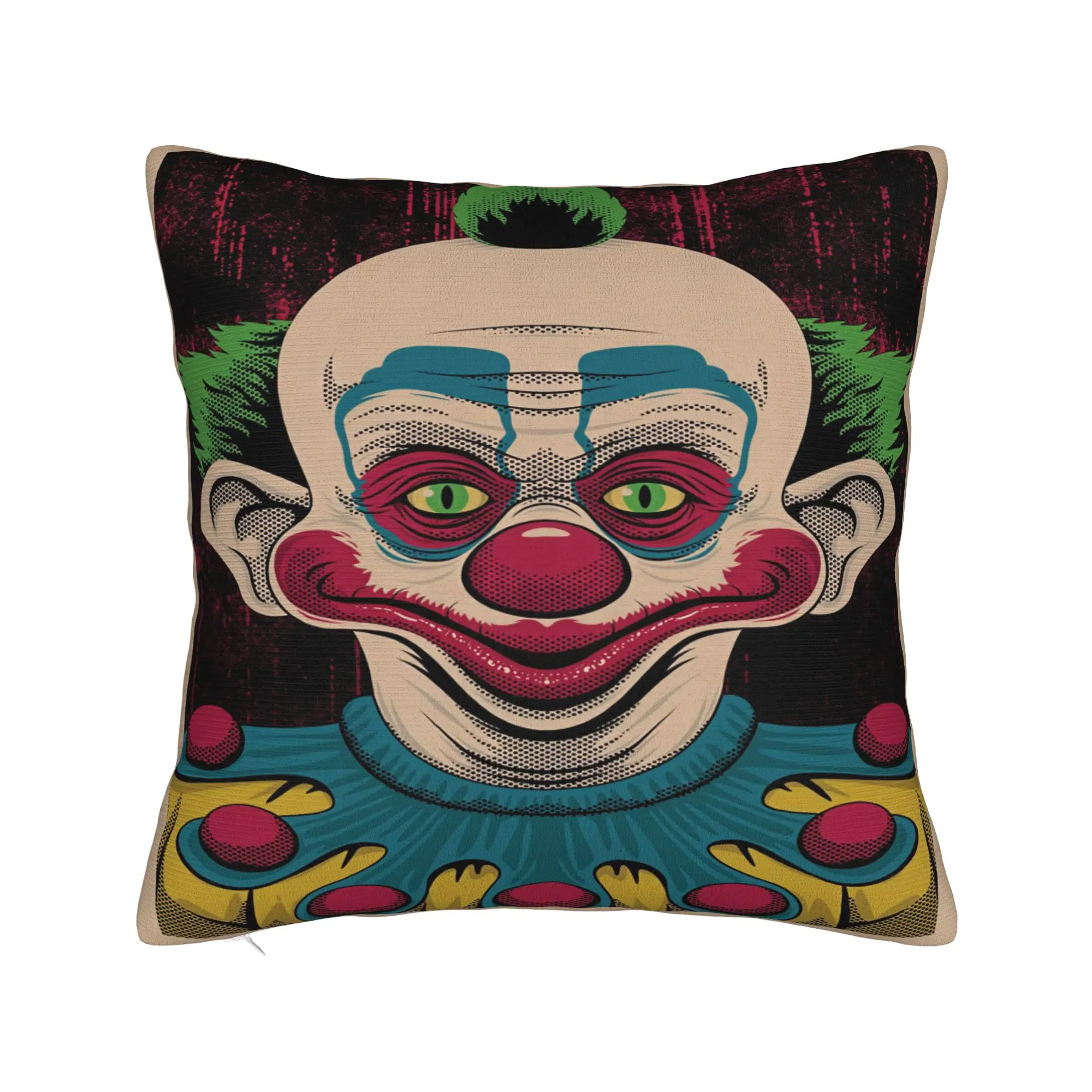 Killer Klowns From Outer Space Wax Pillow Cover  Soft Cushion Cover Cute Funny Pillow Case For Chair Sofa Home Decor