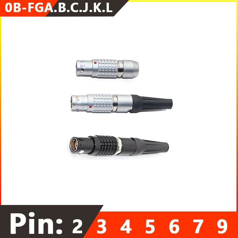 

0B FGA FGB FGC FGJ FGK FGL two positioning pin aviation metal push-pull self-locking connector