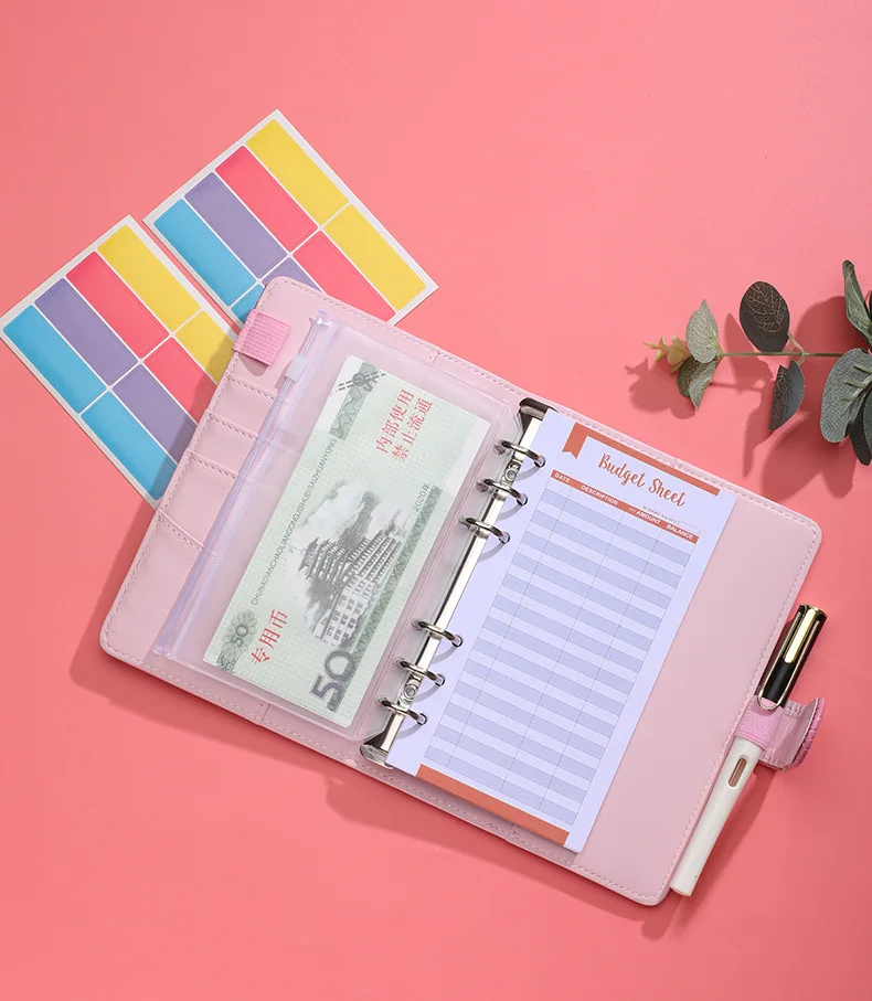 A5 A6 Macaroon Laser Color Crocodile Pattern DIY Binder Notebook Cover Diary Agenda Planner Paper Cover School Stationery