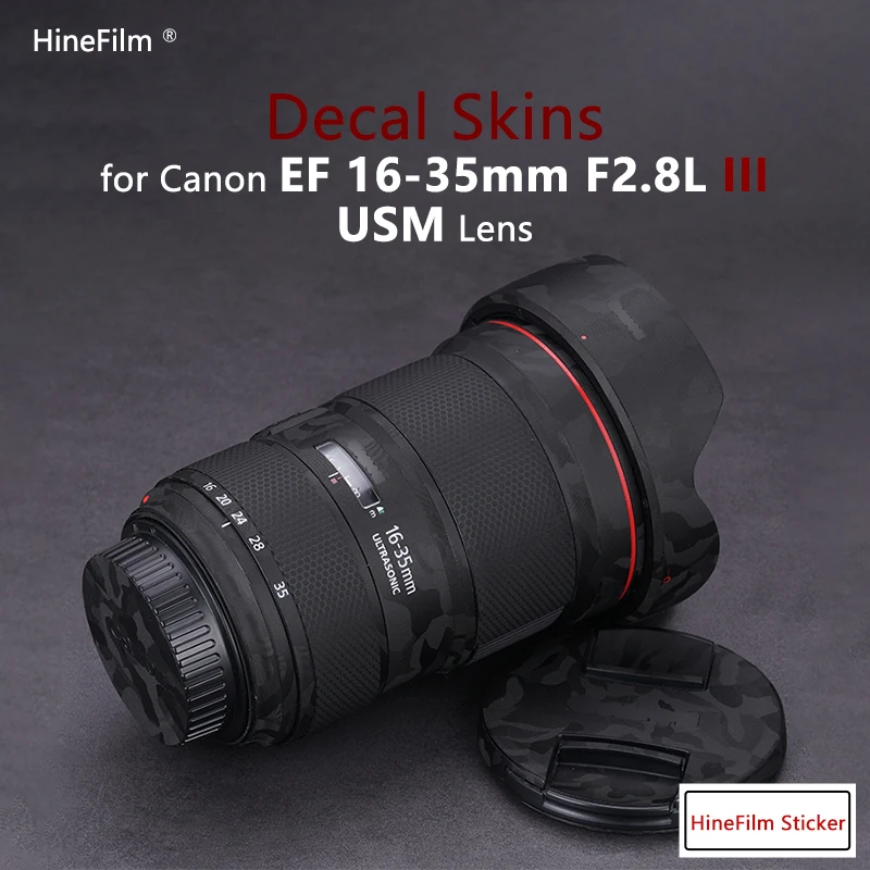 

Hinefilm Skin for Canon EF 16-35mm f2.8 L III Lens Skin for Canon EF16-35 f2.8 III Len Sticker 1635 III Wrap Cover 16-35 ef16-35