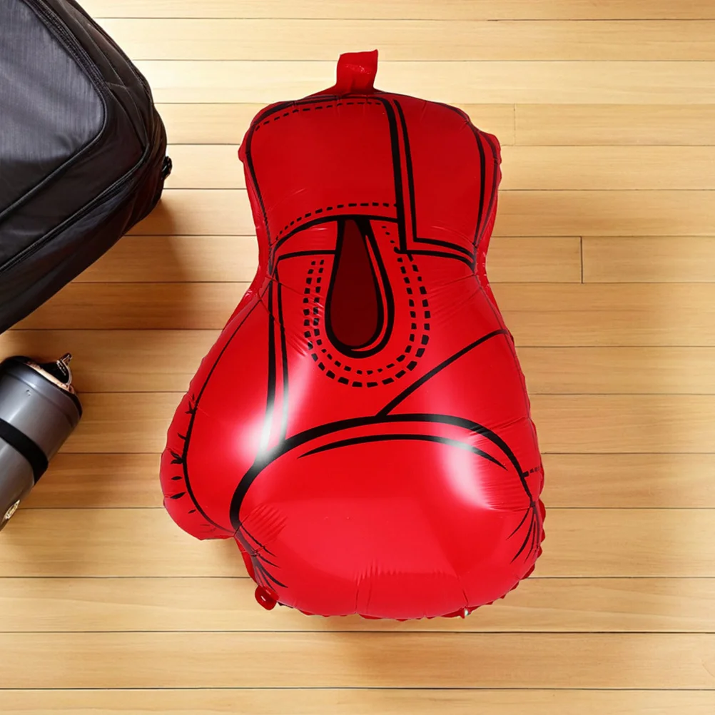 

10Pcs Sport Boxing Glove Balloons Aluminum Foil Birthday Party Decorations Wrestling Theme Supplies Boys Birthday Balloons