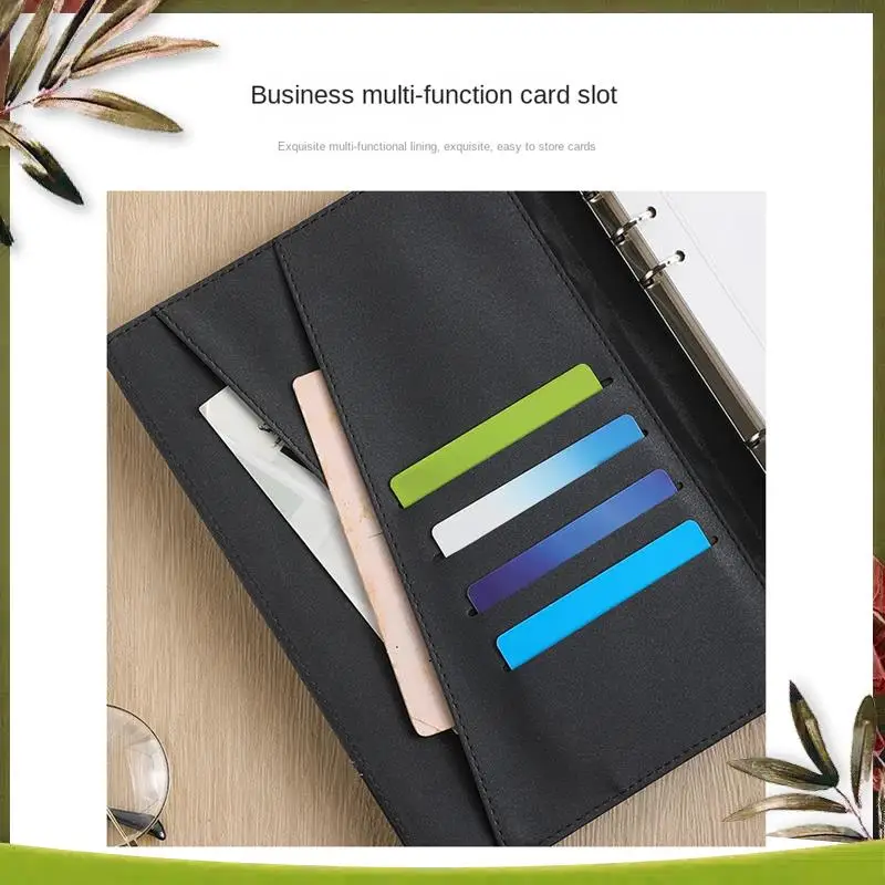 New-Business Travel A5 Manager Bag Portable Notebook With Power Bank Battery Charger Charging Mobile Rack