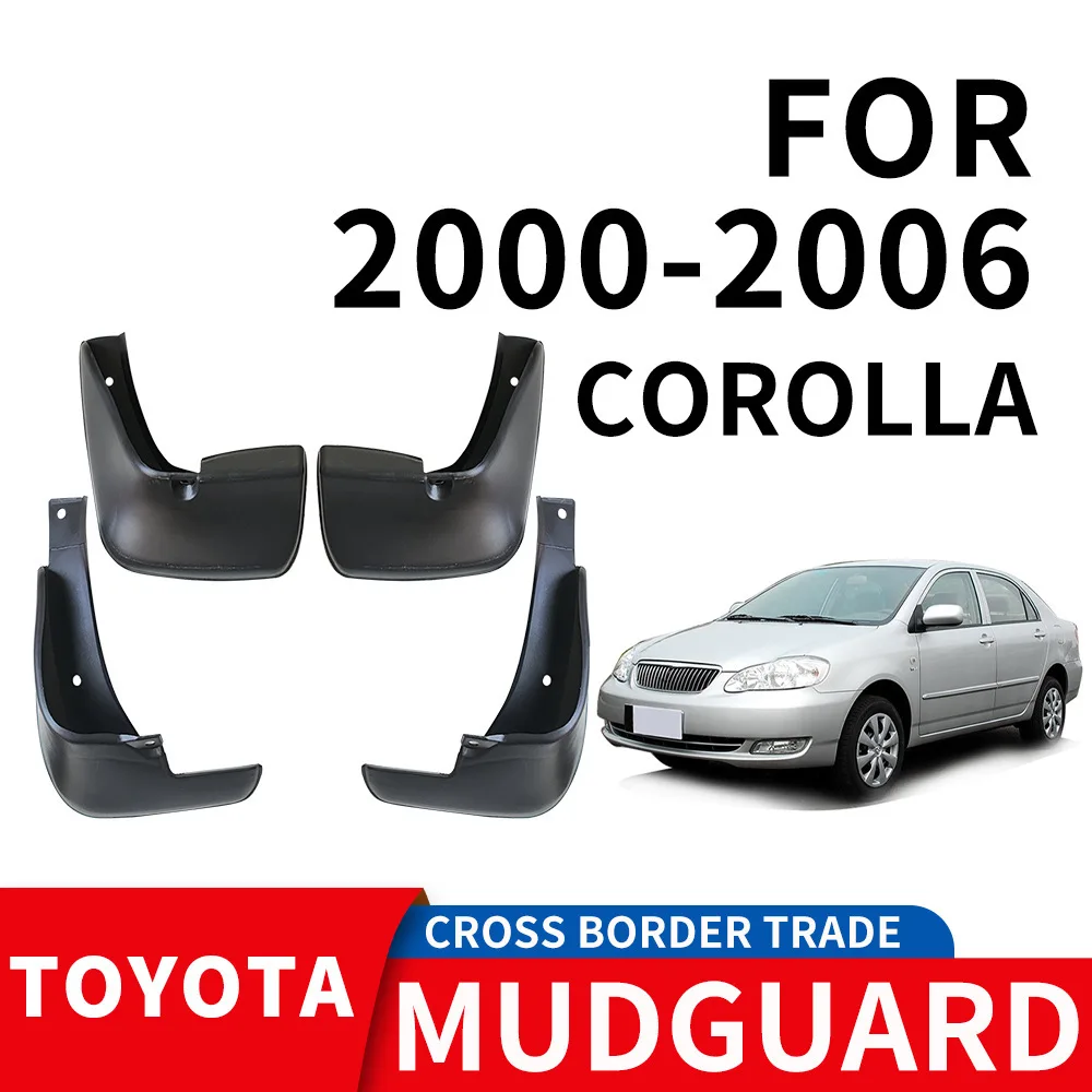 

For 2000-2006 TOYOTA COROLLA EX Car tire mudguard,Fender Mudflaps Front Rear Flares Splash Guards Cover