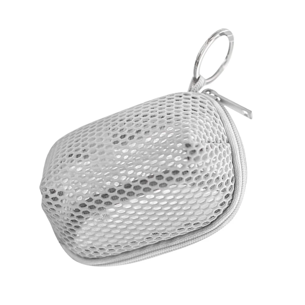 Durable Lightweight Mesh Makeup Bag Portable Travel Toiletry Organizer Multifunctional Pouch Practical Simple Design