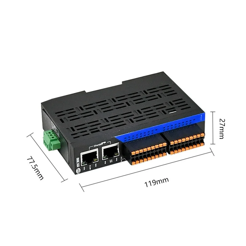 Baru! !EDS-32A Seri Ethercat Modul Akuisisi Data IO Jarak Jauh Pengontrol PLC Komunikasi Ethernet 16 Arah