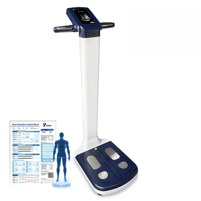 OEM/ODM ABS Smart Scale with Liquid Crystal Touch Screen 8-Sensor BIA Bioelectrical Composition Monitor Body Fat Scale