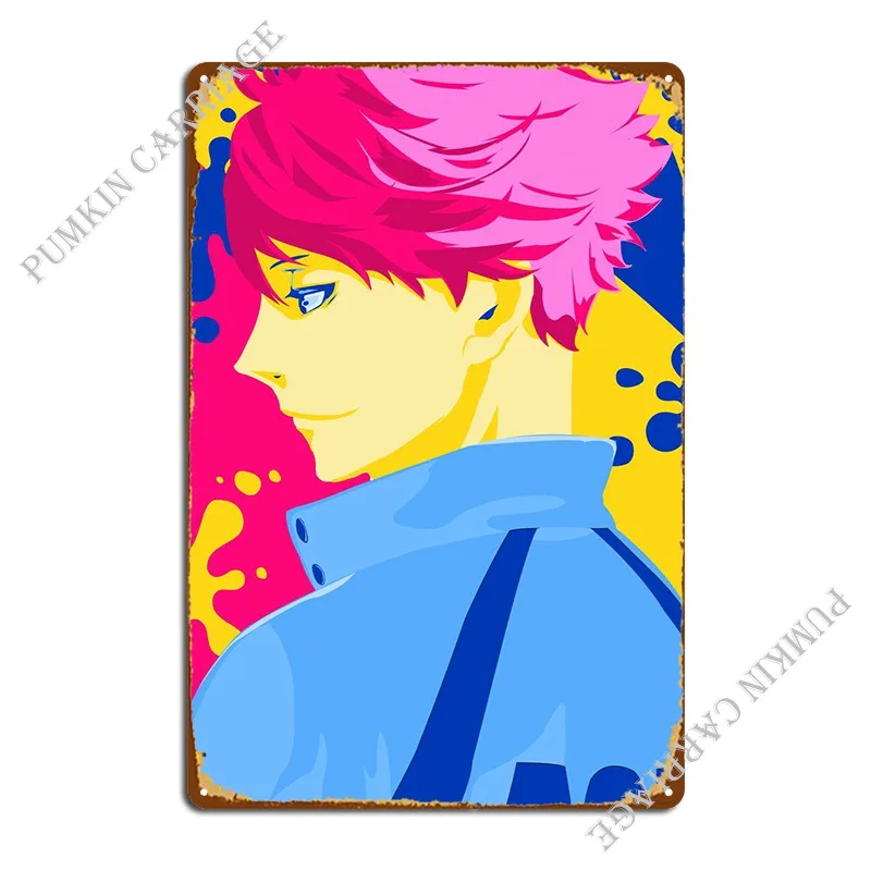 Oikawa Toruu Pop Art Metal Sign Garage Garage Cinema Club Tin Sign Poster