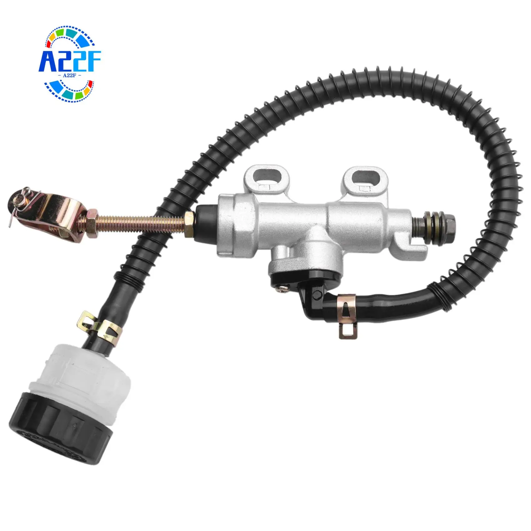 

A22F-мотоцикл универсальный гидравлический насос ножного тормоза для Kawasaki Honda Yamaha задний главный тормозной цилиндр насос мотоцикл