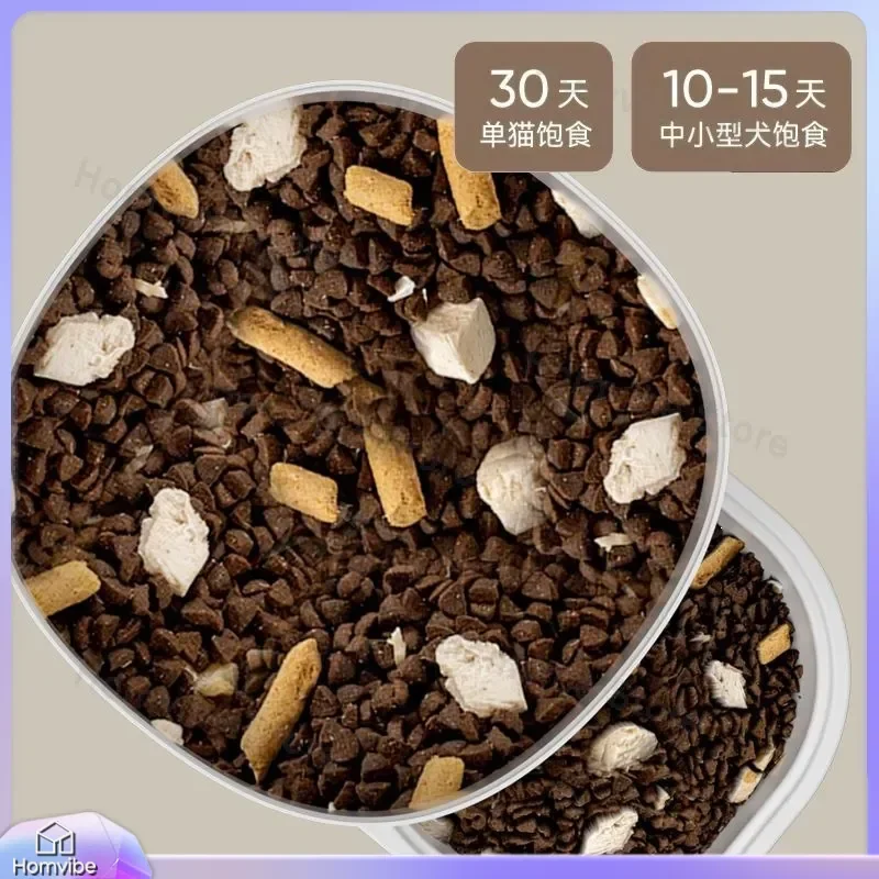 Smart Automatic Pet Feeder for Cat Dog WiFi Remote Control Timed Fresh Food Dispenser Quantitative Home Feeding Device