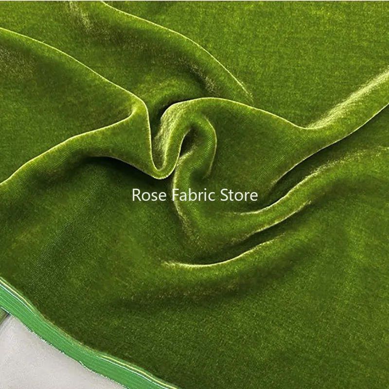 1-метровая высококачественная шелковая бархатная ткань, мягкая, гладкая, широкая ширина, шитье платья, юбка, брюки, украшения, велюровые ткани «сделай сам»