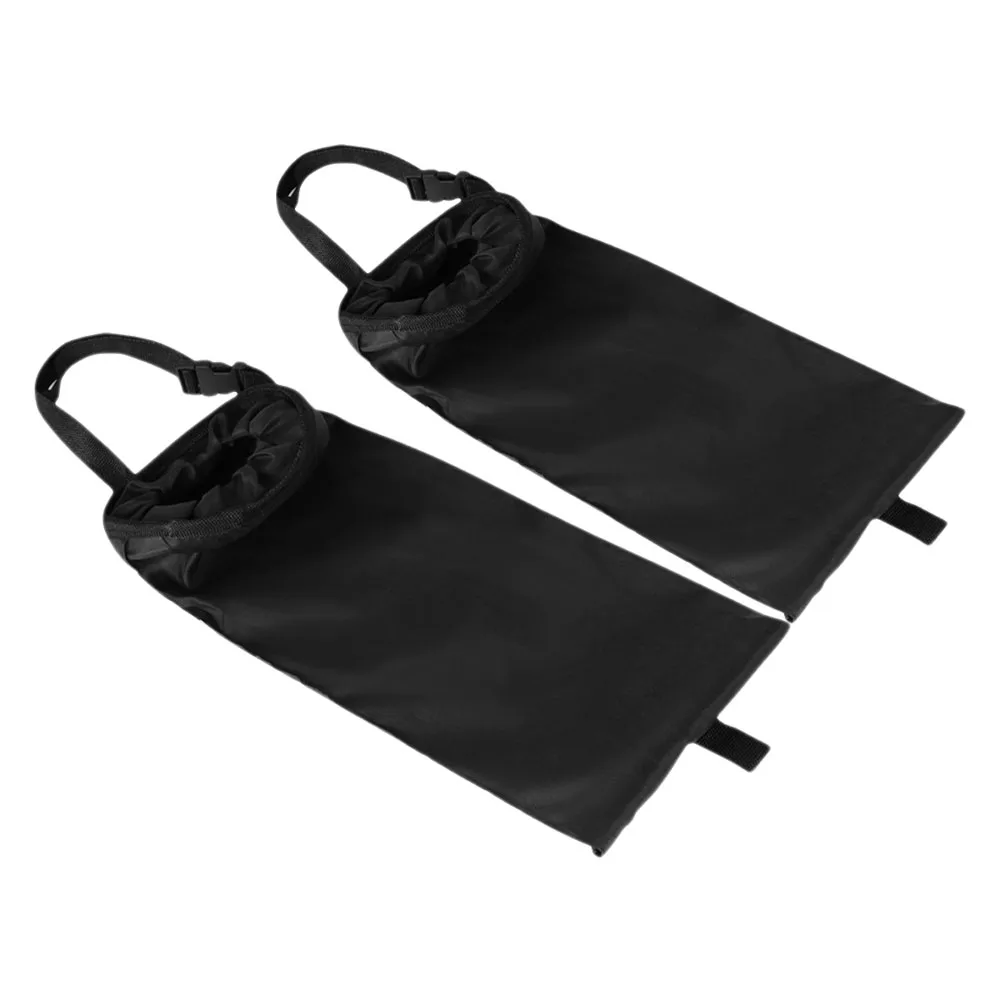 

2pcs Car Storage Bag Trash Can Oxford Cloth Large Capacity Hanging Design Back Seat Garbage Bin Auto Accessories
