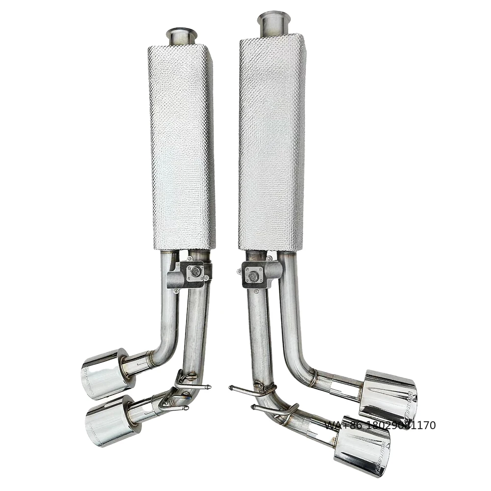 

- G-Class W464 W463A Выхлопная система в стиле A, наконечники глушителя из нержавеющей стали, концевые трубы для G63 G500 2019y ~ Насадки для выхлопных газов