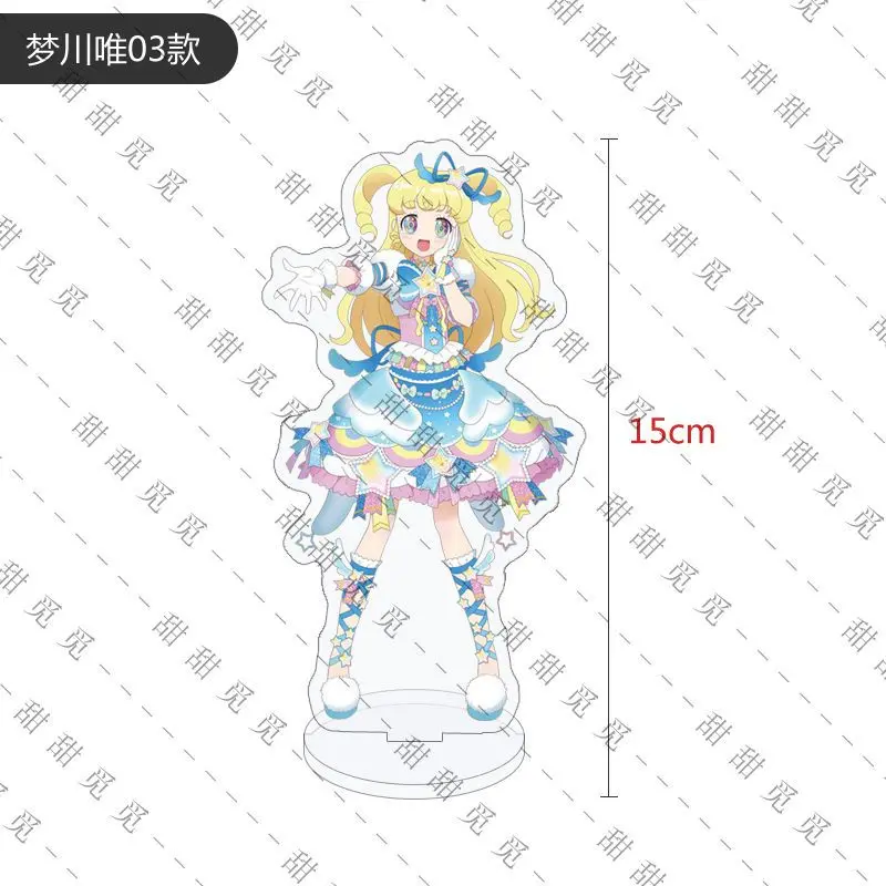 Idool Tijd Pripara Yui Desktop Ornament Creativiteitsspel Acryl Staande Bord Prachtige Cartoon Figuur Versieren Verjaardagscadeau