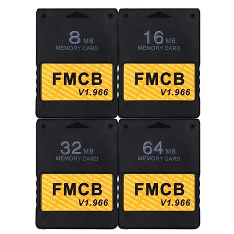 

FMCB Memory Card 8MB/16MB/32MB/64MB for PS2 Free McBoot Game Data Storage Module v1.966 Memory Card Accessories