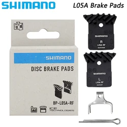 SHIMANO DEORE XT L05A-RF Disc Brake Pad for MTB Road Bike Resin with FIN for M8100 M7100 R9150 R8050 105 R7000 Bicycle Parts