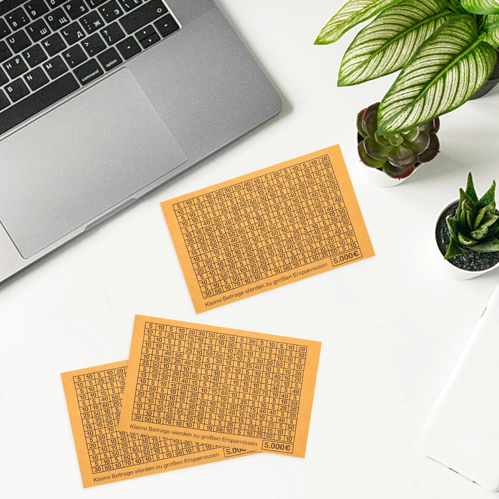 

20 Sheets Diy Savings Jar Stickers Numbered Decals For Box Target Challenge Budgeting Goal Decorated Bank Label